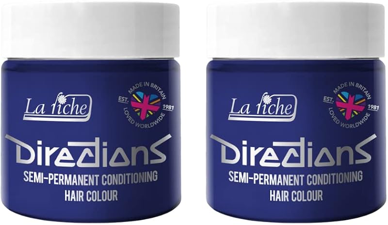 La Riche Directions Neon Blue 2x 100ml Semi-Permanent Hair Colour