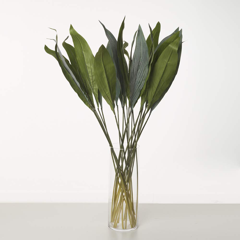 Express Flor Artificial Leaves, Silk, Green, 9x102cm