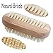 Aisilk Wooden Hand & Nail Brush Cleaner Two-Sided Natural Bristle SPA