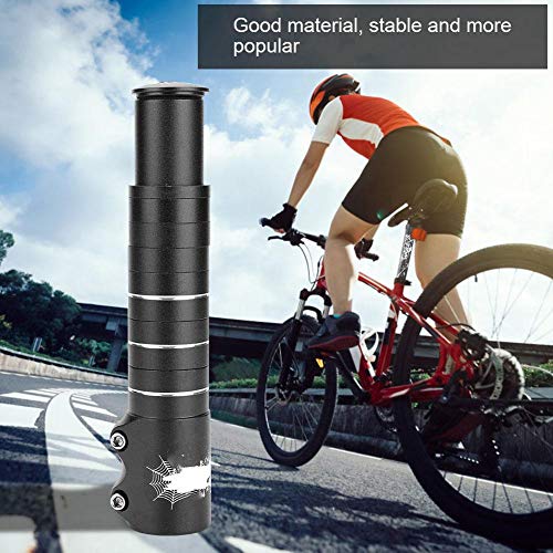 Fishlor Bike Handlebar Stem, Bike Fork Stem Extender Extension Bicycle Cycling Raiser Handlebar Riser Adapter(180mm)