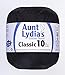 Aunt Lydia Value Crochet Thread, Black