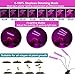 Grow Light, Plant Lights for Indoor Plants, Auto ON/Off Timing Plant Grow Lamp with Red, Blue Spectrum, 10 Dimmable Levels, 3-Head Divide Control Flexible Gooseneck Arm (Strip - 30 W)