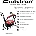 Crutcheze Designed in USA Rollator Walker Seat and Backrest Covers | Designer Fashion Accessories - Walkers for Seniors with Seat Gift Cover(Hawaiian Tropical Leaves)