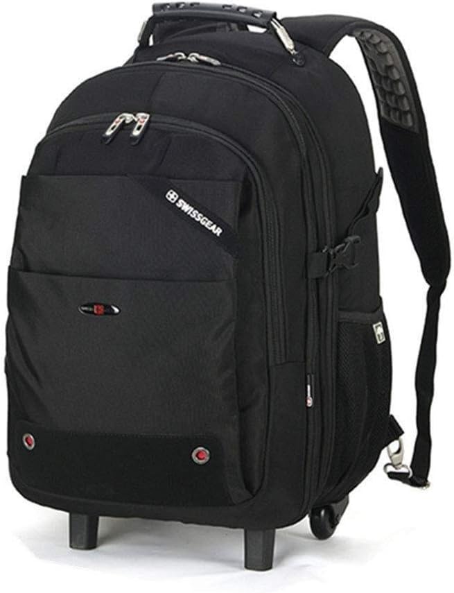 YXNN Men Rolling Backpacks - Business Laptop Backpack - Travel Trolley Backpack - Carry-On Suitcase