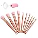 Makeup Brush Sets Foundation – LADES 10 Pcs Brush Cosmetic Set New Makeup Brush Set Kit Mermaid Design Best For Foundation Contouring with Sponge and Brush Egg