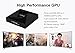 VORKE Android 7.1.2 Smart TV BOX Amlogic S905w 4K/3D 2GB/16G H.265 HDMI 2.4G/5G Dualband 802.11ac WIFI LAN Bluetooth 4.1 100M LAN (Z5)