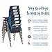 ECR4Kids Classroom Seat Companion with Name Tag Slot, Kids School Supply Chair Pocket Organizer for Classroom/Daycare/Homeschool, Large