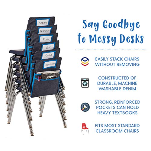 ECR4Kids Classroom Seat Companion with Name Tag Slot, Kids School