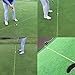 Uboway 2 Pack Golf Training Aids Golf Putting String with Pegs for Golf Player