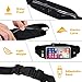 Running Belt Waist Pack, fitTek Workout Phone Holder for iPhone XS and All Phone Models, Screen Touch Fanny Pack Zippered Waterproof Phone Belt for Hands Free Running, Exercise, Workouts, Travel