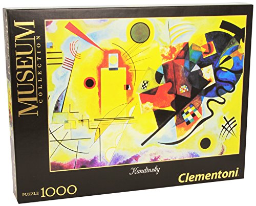 Clementoni Yellow Red Blue 1000 Piece Wassily Kandinsky Jigsaw Puzzle