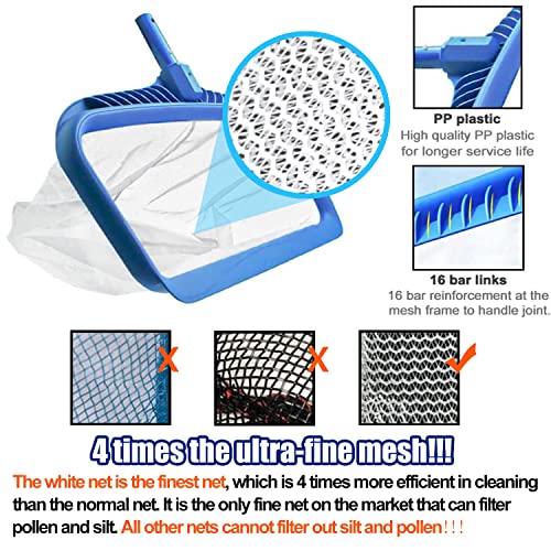 katikies Daveyspa Pool Skimmer Net,Ultra Fine Mesh Rake, Swimming Pool