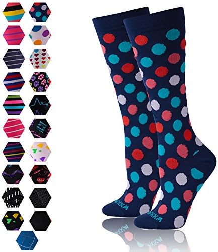 Compression Socks for Women & Men 15-20mmHg Graduated-BEST Running Socks WXXM 1 Pair
