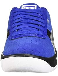 PUMA GV - Zapatillas para hombre, color blanco, naranja y azul