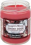 Smoke Odor Exterminator 13oz Jar Candle, Dragon's Blood, 13 oz