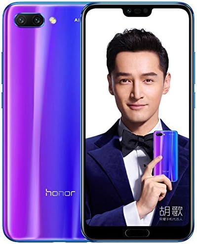 Huawei Honor 10 COL-AL10 6GB+128GB Dual AI Rear Cameras 5.84 inch EMUI 8.1 (Android 8.1) Kirin 970 Octa Core + Micro Nuclei i7 GSM & WCDMA & FDD-LTE (Blue)