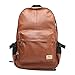ZEBELLA Vintage PU Leather Laptop Backpack School Book Bag College Daypack