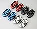 Amooca Purple Finish JDM Quick Release Fasteners for Car Bumpers Trunk Fender Hatch Lids Kit