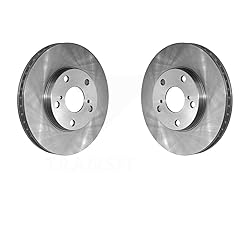 Front Disc Brake Rotors Pair For Toyota Camry
