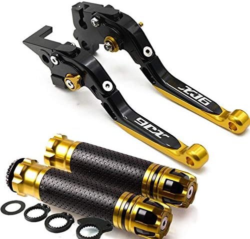 安い大特価 バイク用 ハンドルグリップ Y Am Aha Xj6 Xj6n Xj6s 1995から03 1996 1997 1998 1999 00 01オートバイアジャスタブルブレーキクラッチレバーハンドルハンドグリップのために バイク ゴム製 ハンドル グリップ 色 8 買い保障できる大特価