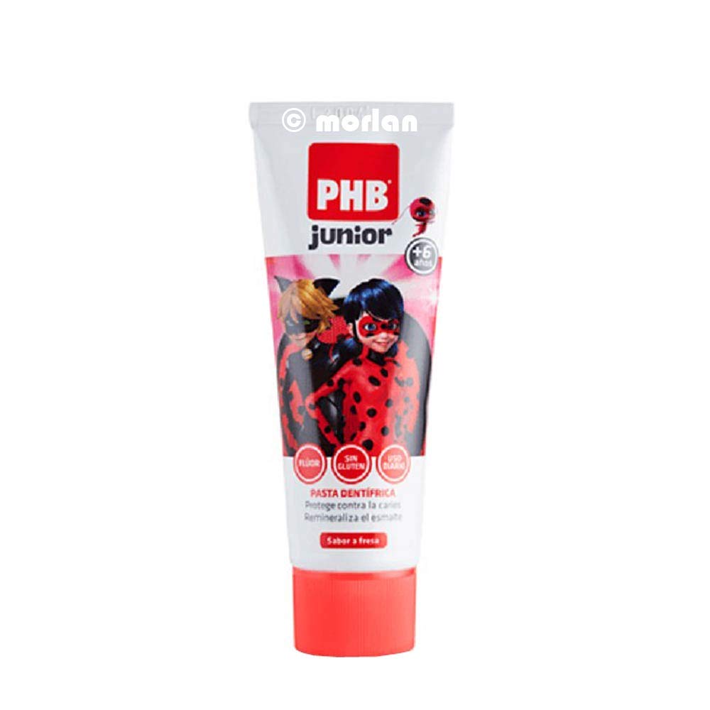 PHB Junior Paste Dent 6-9 Year Strawberry 75 ml