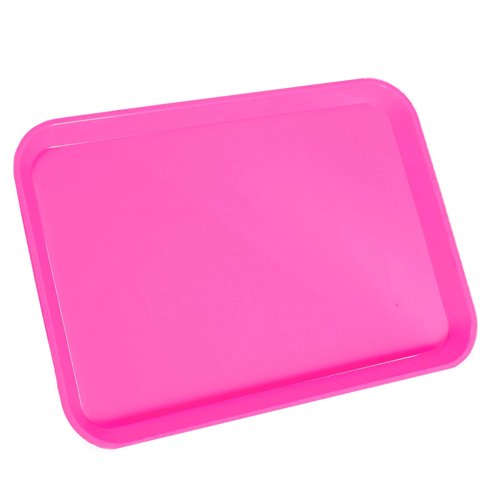 Photo 1 of 1Pcs Autoclavable Dental Procedure Tray Lockable Set up Flat Trays Size B (Ritter),Plastic Instrument B-Lok Flat Trays, 13.25 x 9.75X 0.875 Inches (1, Neon Pink)