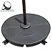 COBANA 4-Piece Cantilever Offset Patio Umbrella Base, Easy Filling Umbrella Weight Stand, Sand Filled Only, 120lbs Bronze
