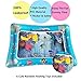 BOMPOW Baby Inflatable Tummy Time Water Play Mat Infants Toddlers Perfect Fun time Play Activity Mat for Your Baby Stimulation Growth Skill (Oblong)