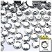 The Crafts Outlet 144-Piece Flat Back Loose Acrylic Round Rhinestones, 10mm, Crystal Clear