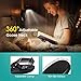 TOPELEK Reading Light, Upgraded 8 LED Rechargeable Book Light with 12 Brightness, Clip On Lamp with Flexible Goose Neck, Dual Hinge for Night Reading in Bed