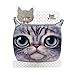 Cute Unisex Adults Youth Vivid 3D Cat Face Soft Breathable Activated Carbon Cotton Fleece Anti Dust Earloop Mouth Face Warm Mask Dustproof Windproof Warmer Masks Healthy Air Filters Set of 3pcs Gift