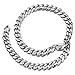 Cuban Link Chain Adjustable Choker with tail Hip Hop Miami 15mm Big Stainless Steel Curb Rapper Necklace for Men