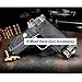 Gun Magnet, Magnetic Gun Mount Truck Accessories - 35 lb Concealed Carry Gun Holder for Holster, Car, Glock, Pistol, Handgun, Vehicle - Rubber Coated Small Magnets with Sticker & Cleaning Cloth