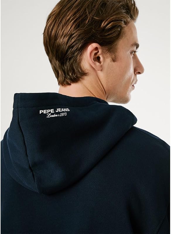 Herren Maverick Hoodie Sweatshirt, Blau (Dulwich Blue), S