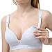Branii Full Support Cotton Maternity & Nursing Bra With Free Bra Extender and Bra Strap Clip 34B 34C 34D 36B 36C 36D 36E 38D