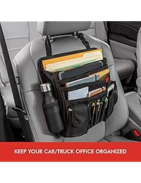 Lusso Gear   Organizador de asiento delantero para coche, Negro