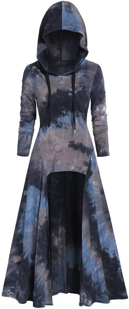 hooded plus size high low sweater
