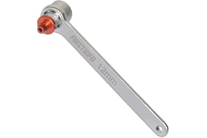 FIRSTINFO TOOLS FIT YOUR NEEDS FIRSTINFO F3512A 12mm Mini Brake Bleeder Wrench with 12 Point Socket for Automotive and Motorcycle Brake Bleeding