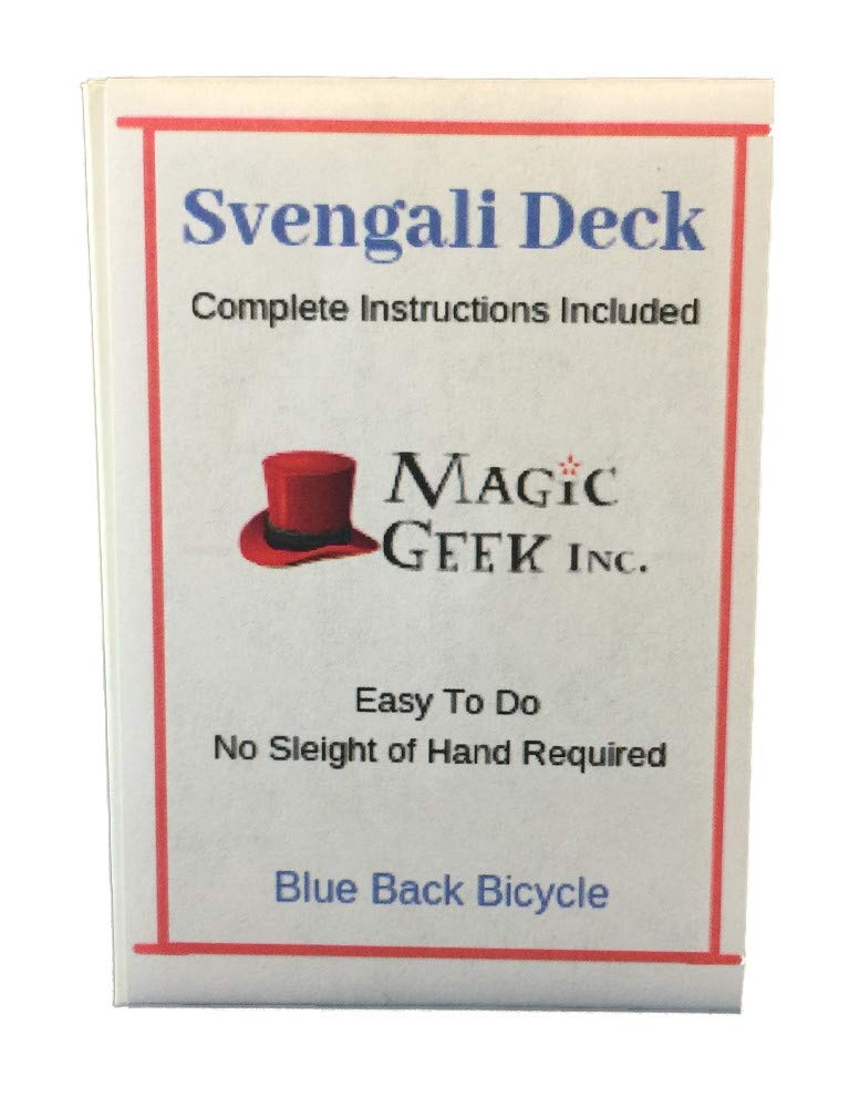 Magic Geek, Inc. Magic Geek, Inc. Bicycle Svengali Deck - Blue
