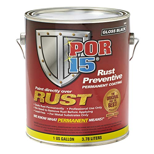POR-15 Rust Preventive Coating Gloss Black Gal Anti-Rust