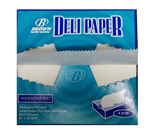 Deli Bakery Interfolded Wax Paper 6"x10.75" White - 500 sheets - Thumbnail 4