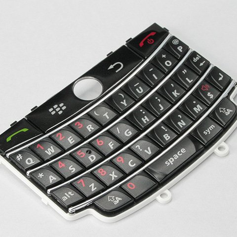 ORIGINAL GENUINE OEM BLACKBERRY TOUR 9630 QWERTY KEYBOARD BUTTONS NUMERIC KEY KEYPAD COVER REPAIR REPLACEMENT