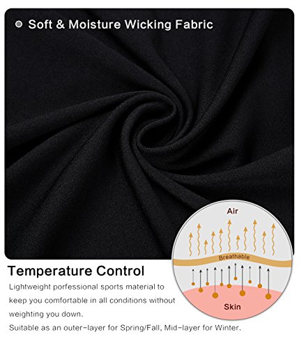 Fastorm Workout Jacket for Women Full Zip with Thumbholes Athletic Running Sweatshirts Pink M