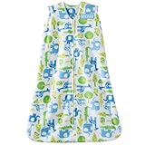 Halo Sleepsack Micro-Fleece Wearable Blanket, Blue Jungle, Medium