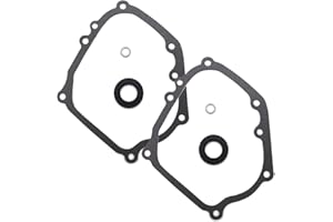 WRETESR 212cc Hemi Crank Case Side Cover Gasket Oil Seal Kit for Predator Honda GX160 GX200 Go Karts Mini Bikes Coleman Ct200u Baja Cylinder Head Valve Cover Carburetor Muffler Crankcase Gasket with Oil Seals