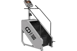 FAGUS H Stair Machine, Continuous Stepmill Stair Stepper with LED Screen, Commercial Grade Stair Climber Exercise Machine with 15 Resistance Levels, 660LBS, 15-165 Steps/Minute