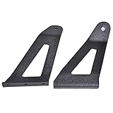 Omotor Upper Windshield Mounting Brackets for 84-01 Jeep Cherokee Xj Fit for 50inch Curved Light Bar
