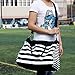 iwill CREATE PRO Travel Totes Luggage, Canvas Travel Storage Bag, Blue Stripes