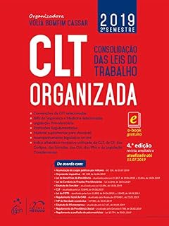 Livro CLT Organizada - Consolidação das Leis do Trabalho
