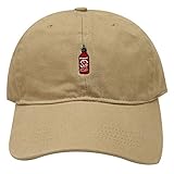 City Hunter C104 Hot Sauce Cotton Baseball Dad Caps 20 Colors (Khaki)